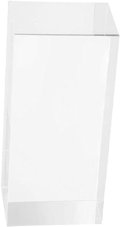 Acryl Display Blok - Acryl Kubus - Sieraden Presenteren - Diamant Gepolijst - 2 x 2 x 4 Inch - Transparant