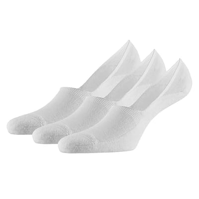 Apollo - Bamboe Footies - Badstof zool - Wit - Maat 35/38 - Naadloze sokken - Footies dames - Sneakersokken - Bamboe