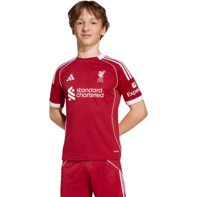 Adidas Liverpool Fc 25/26 Home Jersey Truien/Replica's Kinder - Rood - Maat 135 - 140 CM - Mesh/Synthetisch