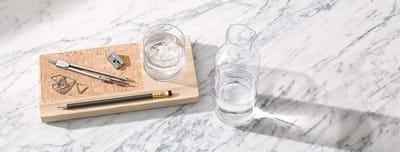 L.S.A. - Plateau Bureau Organizer Karaf Set 28 cm - Glas - Transparant