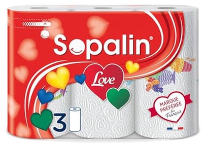 Decoratieve Papieren Handdoeken – 3 Rollen – 3 Lagen – Duurzaam en Milieuvriendelijk