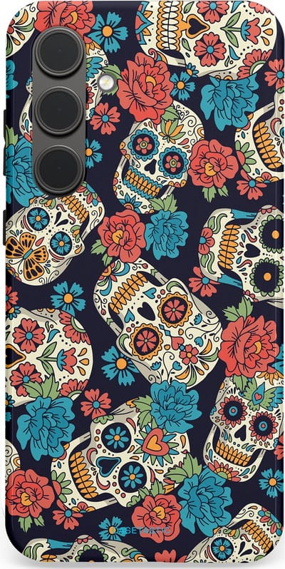 Casetastic Hoesje Geschikt voor Samsung S24 Plus - Stijlvolle Beschermende Duo-layer Case - Catacombe carnaval
