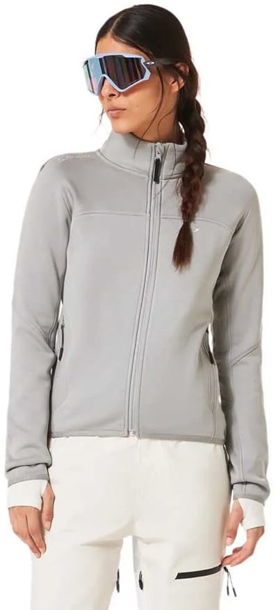 Oakley Apparel Canopy Pro Fleece Met Volledige Rits Grijs M Vrouw