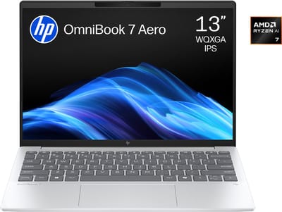 HP OmniBook 7 Aero NGAI 13-bg1076nd - Copilot+ Laptop - 13.3 inch - 0.99 kg - Ryzen AI 7 - 32GB/1000GB