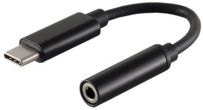 USB C Audio Adapter, digital, schwarz