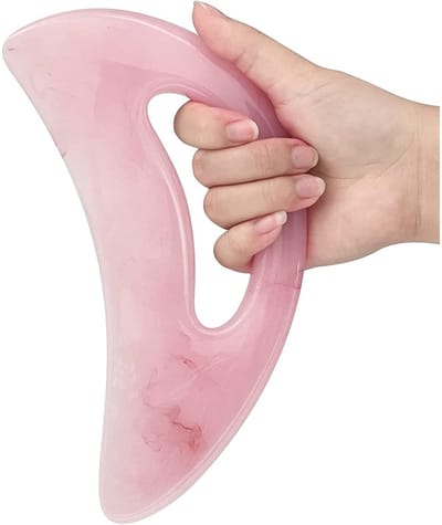 EXCITAT Gua Sha-massagetools - Groot - Gua Sha-massage voor het hele lichaam - Spieren ontspannen - Pijn verlichten - Vermoeidheid elimineren - Massageaccessoires - Lymfedrainagemassage voor gezicht en nek