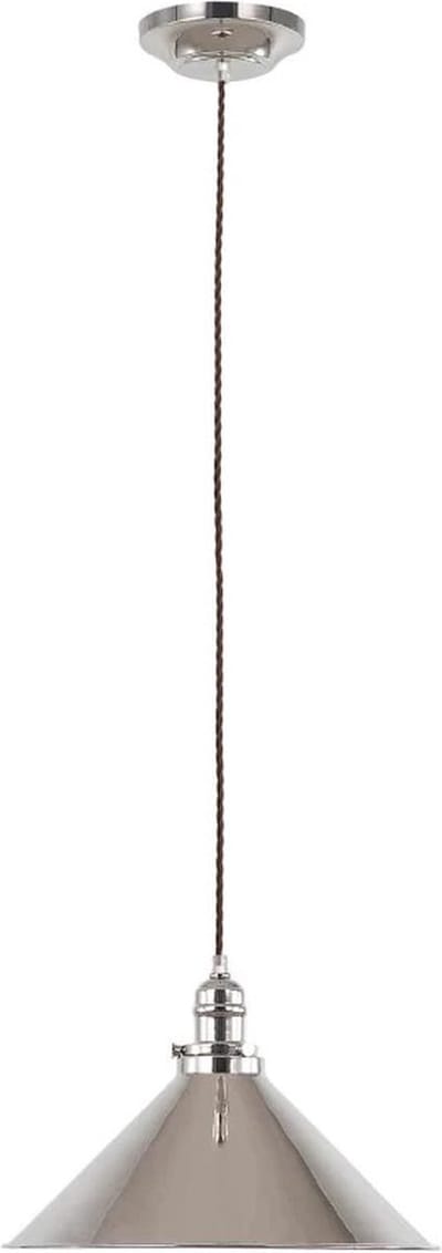 Elstead Lighting LED Hanglamp Provence | 1X E27 Max 60W | Dimbaar | Polished Nickel