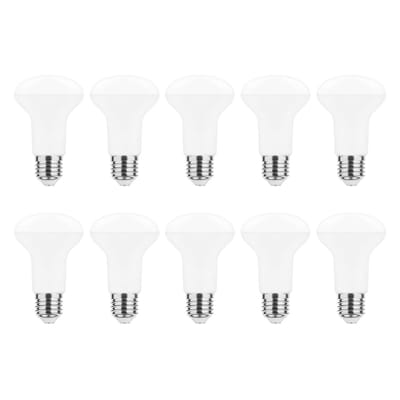 Modee E27 LED Lamp 8W - 640lm - 6000K - Daglicht Wit - LED Spot R63 - Vervangt 50W Halogeen Gloeilamp - 10 stuks