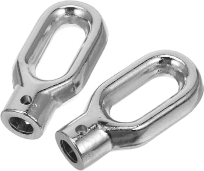 Daity 2 pack - Buitenzonweringringen - luifelmontageringen - intrekbare schaduwhaken - RV-luifelonderdelen - patio-accessoires (6,00 x 3,00 x 1,40 cm)