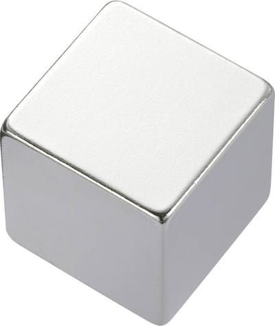 TRU COMPONENTS 505936 Permanente magneet Rechthoekig (l x b x h) 20 x 10 x 10 mm N35 1.18 - 1.24 T Grenstemperatuur (ma