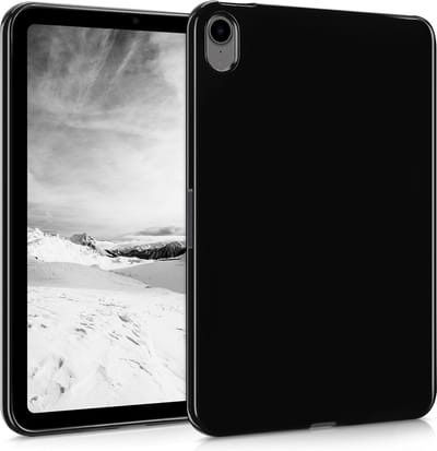 kwmobile Hoes geschikt voor Apple iPad Mini 6 (2021) / iPad Mini 7 (2024) - Siliconenhoes voor tablet in zwart - Tablet cover