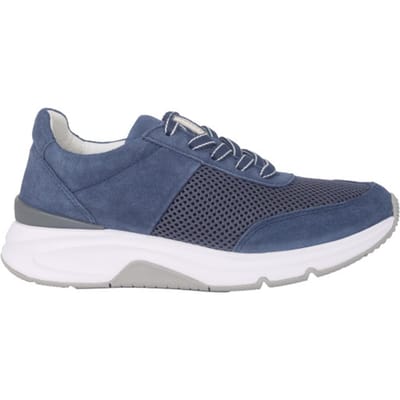 Gabor rollingsoft sensitive 66.897.16 - dames rollende wandelsneaker - Blauw - maat 39 (EU) 6 (UK)