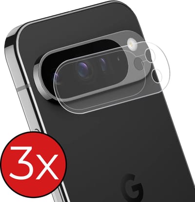 Camera Lens Protector - 3 Stuks - Geschikt voor Google Pixel 10 Pro - Camera Screenprotector - Beschermglas - Gehard Glas - Tempered Glass - Screen Protector