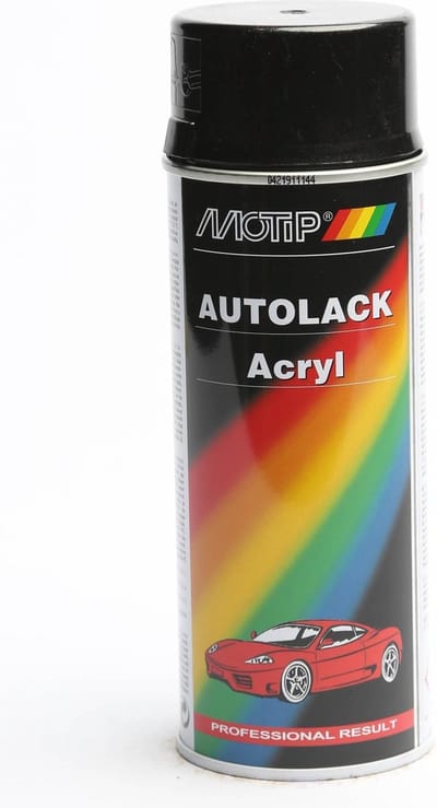 Motip 51024 - Autolak spuitbus - Zwart  - 400ml