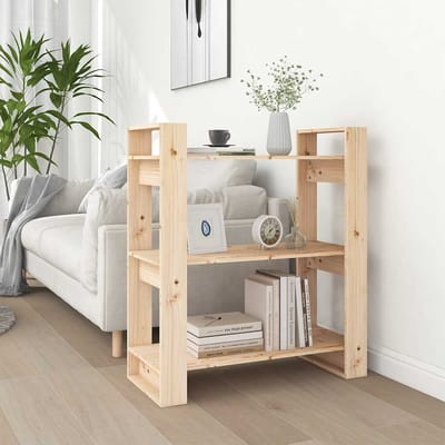 vidaXL - Boekenkast/kamerverdeler - 80x35x91 - cm - massief - grenenhout