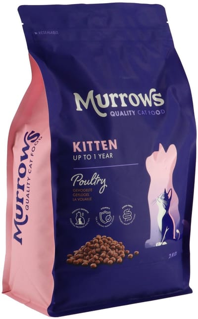 Murrows Kitten Gevogelte - Kattenvoer - 2 kg