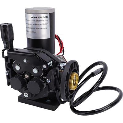 MIG MAG Lasdraadtoevoermotor 15KG Rol Soldeerdraadtoevoerder 2 18m/min Snelheid 50W Montage Linkerzijde 30x22x10mm Wielen