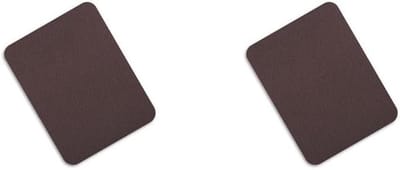 Strijkpatches voor Kledingreparatie - Reparatiepatches Kleding - Kleding Herstellen en Versterken - Wasbaar Materiaal - 10 stuks - Koffie