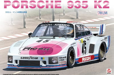 Beemax Modelbouwpakket Auto - 24025 Porsche 935 K2 - 1978 Le Mans 24 Hours Plastic - 1:24 - Modelbouw