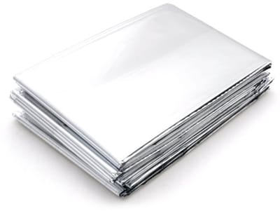 Warmtedeken van aluminiumfolie voor noodsituaties - 215 cm x 90 cm