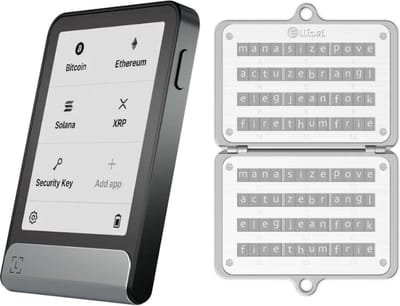 Ledger Flex + Ellipal Seed Phrase Steel - Voordeelbundel - Hardware Wallet - Wallet voor Bitcoin, Ethereum en vele andere crypto