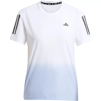 adidas Performance Own the Run CLIMACOOL Colorblock T-shirt - Dames - Wit