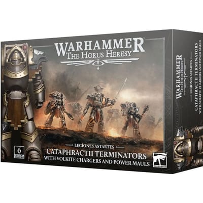 Beeldjes Games Workshop Warhammer 30k - Legiones Astartes : Cataphractii Terminators Power Mauls