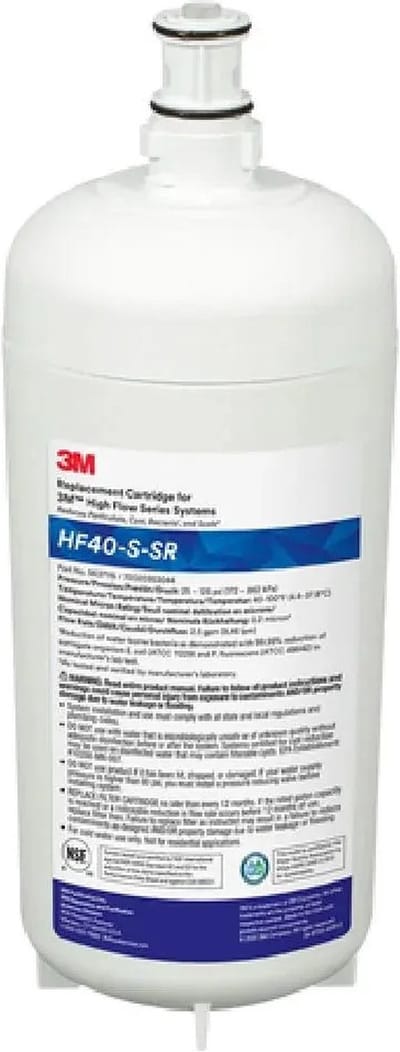 3M High Flow Carbonless Waterfilter HF40-S-SR