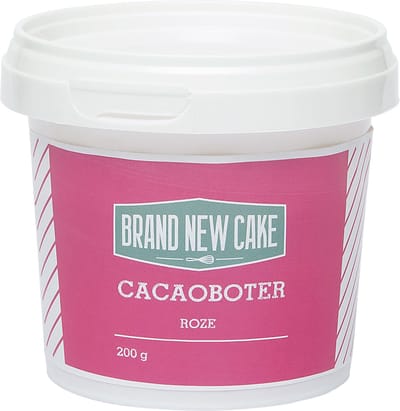 BrandNewCake Cacaoboter gekleurd Roze 200g