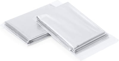 Nooddeken - Isolatiedeken - Reddingsdeken - Thermodeken - Thermisch - Noodpakket - Aluminium - Zilver