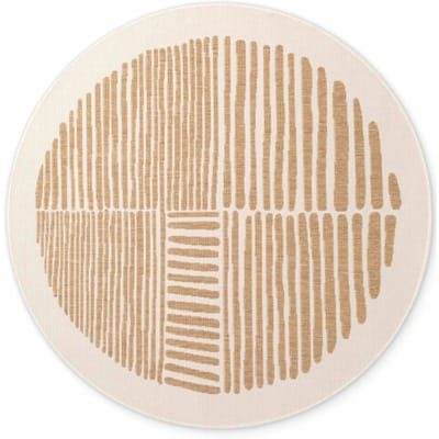 Ted Baker Ted baker haringey rond buitenkleed jute wit- 160 cm rond