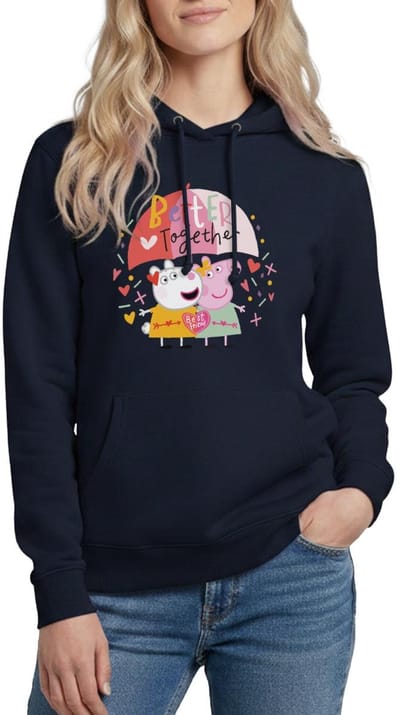 Peppa Pig En Suzy Sheep Better Together Hoodie Dames