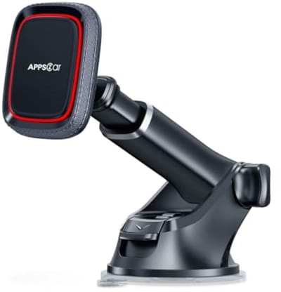 Magnetische Telefoonhouder Auto – Dashboard & Voorruit Houder met Uitschuifbare Arm – Universele Magnetic Car Phone Mount voor Smartphones