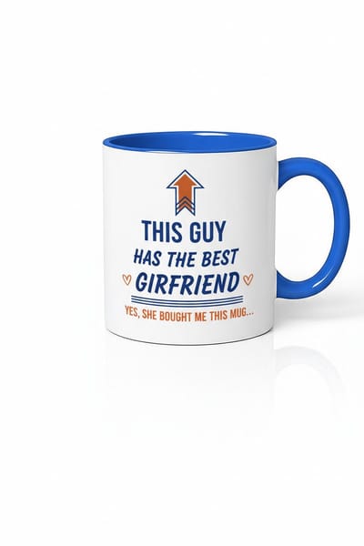 Grappige Mok 'Deze Gast Heeft De Beste Vriendin' | Cadeau Vriend van Vriendin | Liefdes Mok