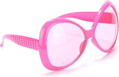 Vegaoo - Fluo roze disco bril voor volwassenen