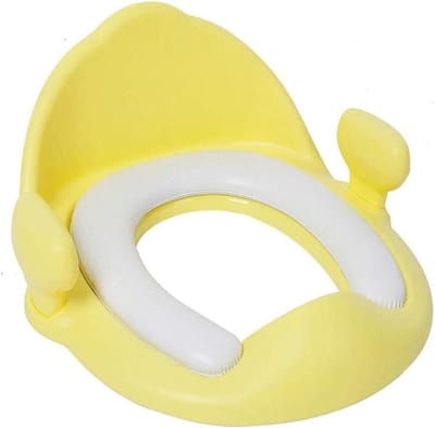 Kinder toiletzitting - Potty trainer - Zindelijkheidstraining - Met handgrepen - Universeel - Geel