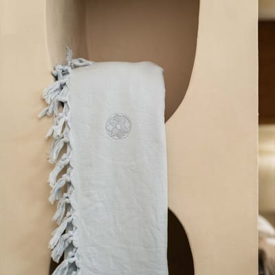 Kayori Home Spa Hamamdoek - 100x180 - 100% Katoen - Lichtblauw