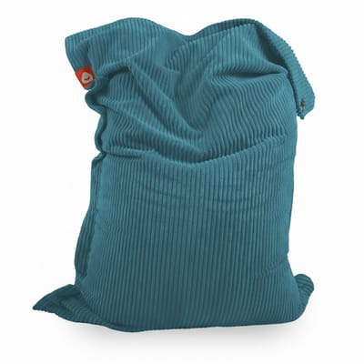 Whoober St. Tropez XL – Rechthoek Zitzak – Turquoise dik ribfluweel – Comfortabel & Duurzaam