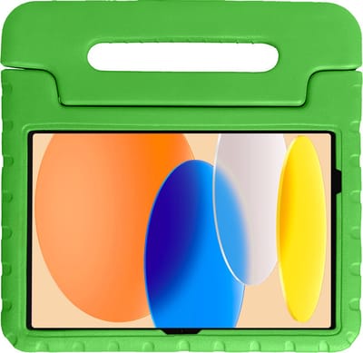 Hoesje - Geschikt voor Apple iPad A16/A18 (2025/2026) - 11 inch (11e & 12e generatie) - Kinderhoes Shockproof Bumper - Kidsproof Case - Tablet Hoes - Kinder Hoes Cover - Groen