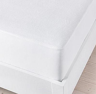 Homéé® Molton hoeslaken flanel stretch wit 80/90x200/220 +30 cm hygiëne matrasbeschermer 210g.m²