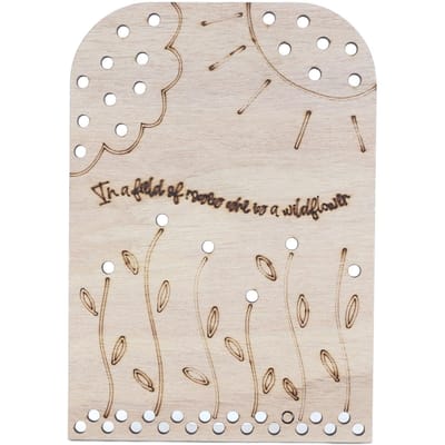 Fête des Mères Bouquet de Fleurs en Bois Piquet de Planche Support à Fleurs white