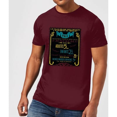 Fantastic Beasts Les Plus Grand Des Cirques t-shirt - Wijnrood - S