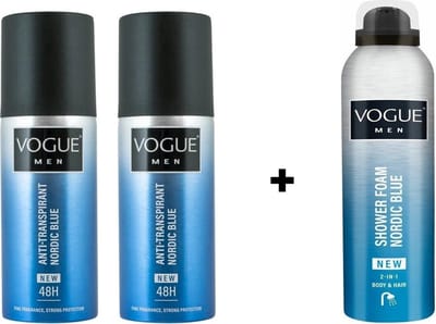 VOGUE Nordic Blue - SET - Deo Spray + Showermousse