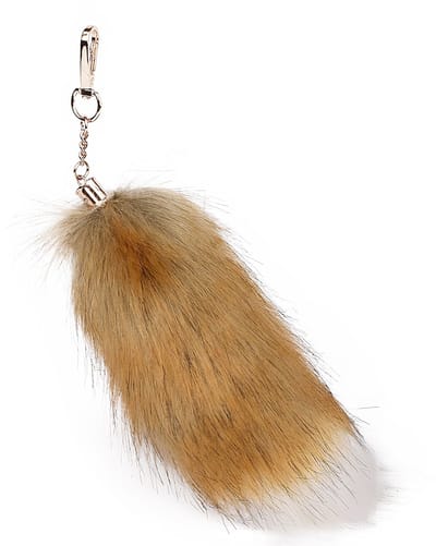 Vossenstaart - Milieuvriendelijke bonthanger - Bontaccessoire - Tashanger voor dames - Autosleutelhanger -20cm -Kleur 6