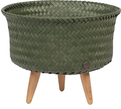 Handed By - Plantenstandaard - Bloempot op poten - SET van 2! - Handed By - UP Low - donker groen - hunting green