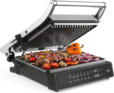 Contactgrill - Tosti Apparaat - Tosti-ijzers - Panini Grill - heet