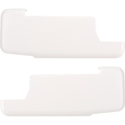 1 Paar Breimachinehoes Zijplaat Links & Rechts voor Silver Reed SK155 SK860 white