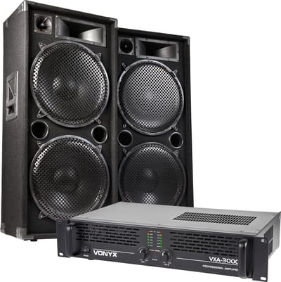 MAX Dark Night 215 geluidsinstallatie - 4000W max.