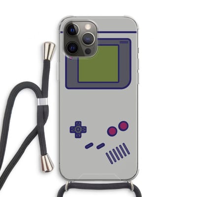 Case Company® - Hoesje met koord geschikt voor iPhone 12 Pro hoesje met Koord - Game On - Telefoonhoesje met Zwart Koord - Bescherming aan alle Kanten en Over de Schermrand