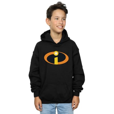 Disney Jongens The Incredibles Costume Logo Hoodie (Zwart)